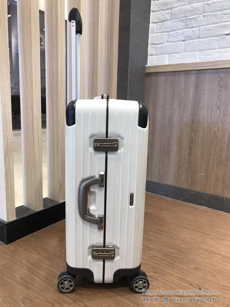 RIMOWA日默瓦 Limbo Crème 限量旅行箱系列 堅固鋁合金框架 品牌專利四輪運轉系統 高端拉杆箱  xbt1090